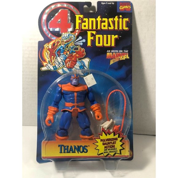 1994 TOY BIZ MARVEL ACTION HOUR FANTASTIC FOUR THANOS, NIB - Picture 1 of 3